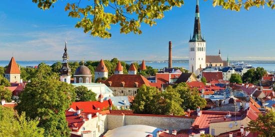 The old town of Tallinn in Estonia